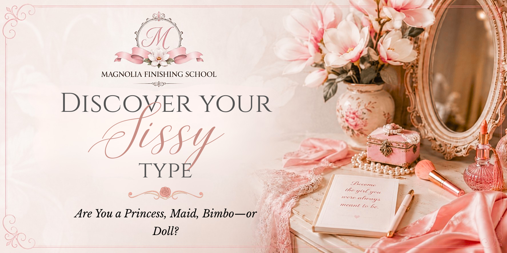 Free Sissy Quiz from Magnolia Finishing School